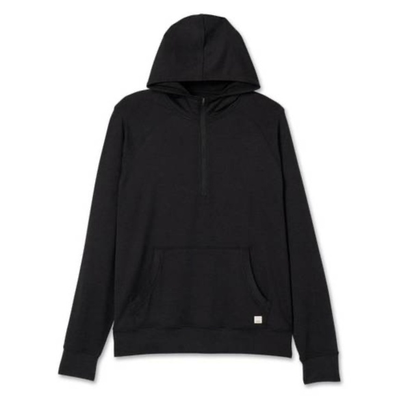 Vuori Men's Ponto Performance Half Zip Hoodie Size Small EUC DreamKnit Hoodie - Picture 2 of 11